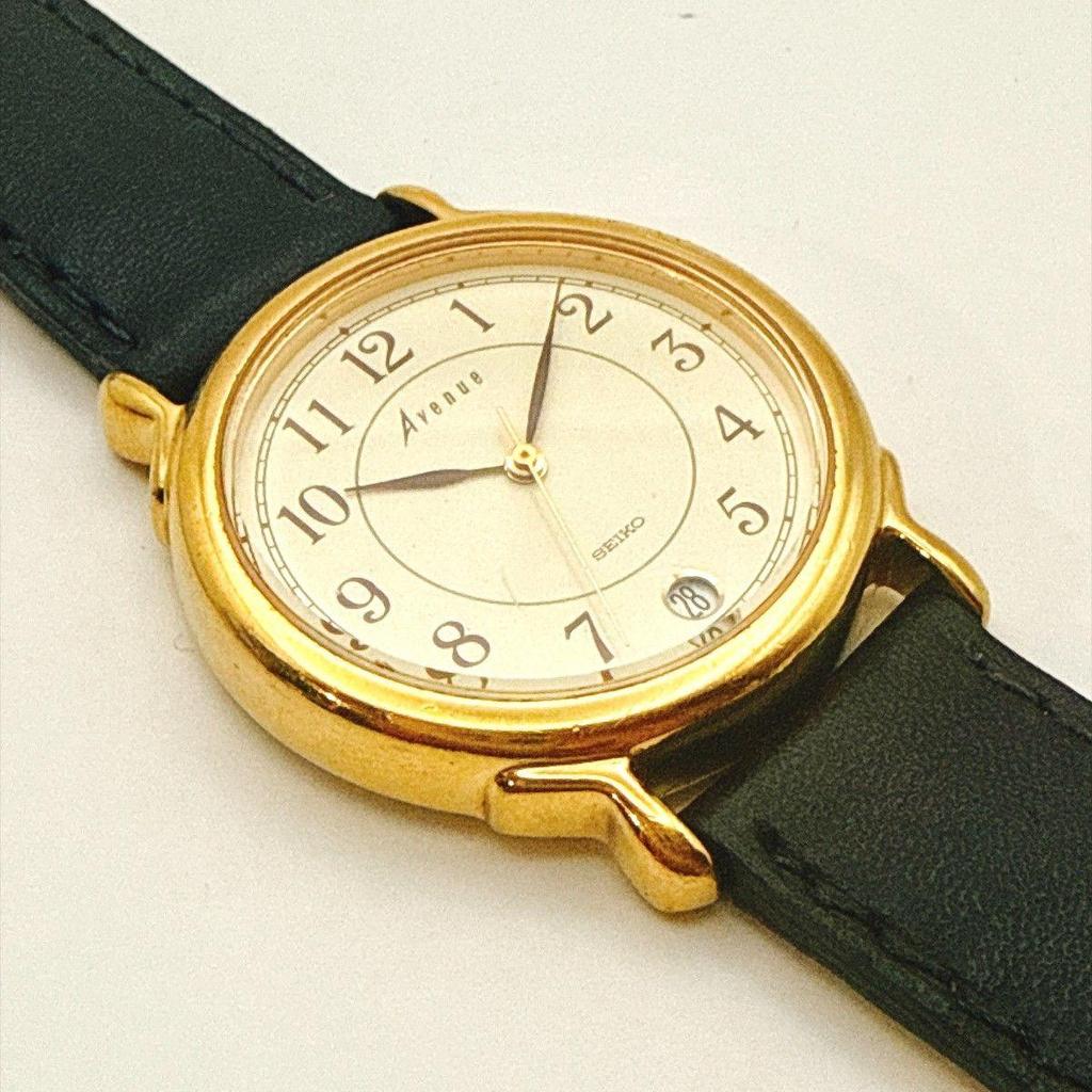 Used B200 [Working, Beautiful Condition, 1987 Vintage, New Belt] SEIKO Avenue Men's Watch