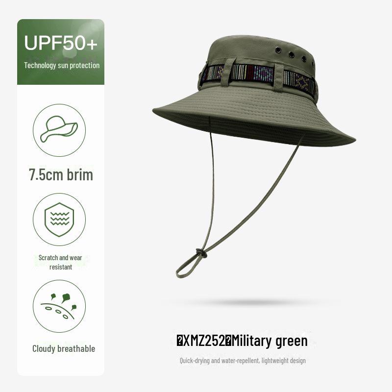 Унисекс УФ-защита быстросохнущая рыболовная шапка для активного отдыха - модель XMZ252