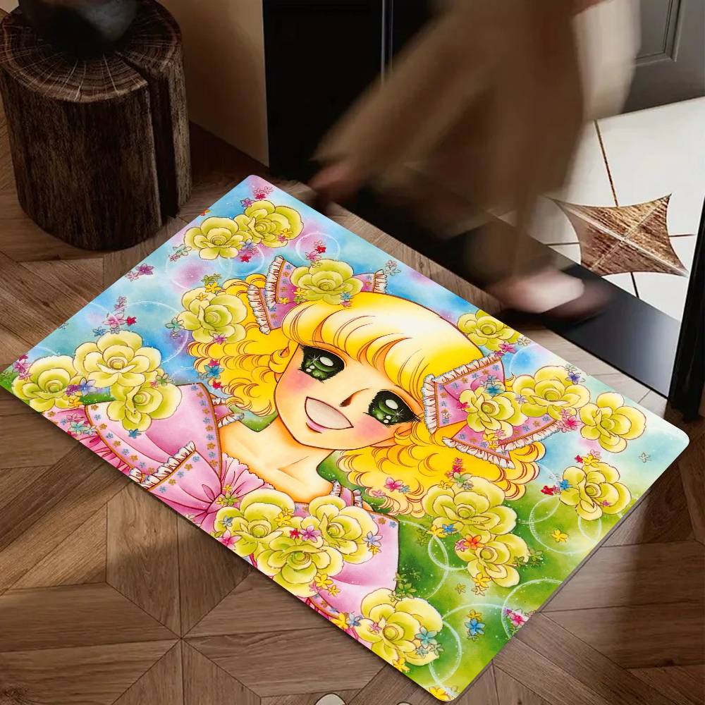 Cartoon Candy Candy Floor Mat Suitable For Living Room Kitchen Bathroom Non-slip Mat Household Foot Mat