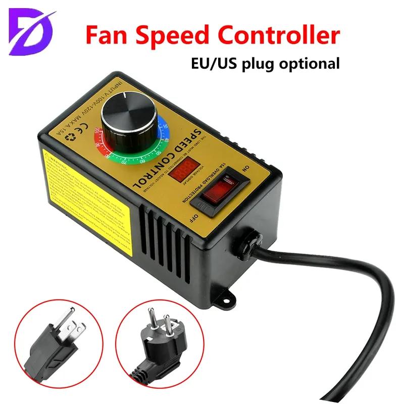 4000W Electronic Voltage Regulator for Electric Drills 15A/10A Overload Protection 220V/110V Fan Speed Controller