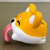 Sound-producing Dog Figure Keychain Cartoon Corgi Car Pendant Dog-Shaped Pendant  For Couples
