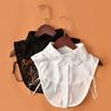 Women Hollow Lace Floral Embroidery False Collar Ladies Shirt Fake Collar Vintage Detachable Collar Lapel Blouse Top Nep Kraagie