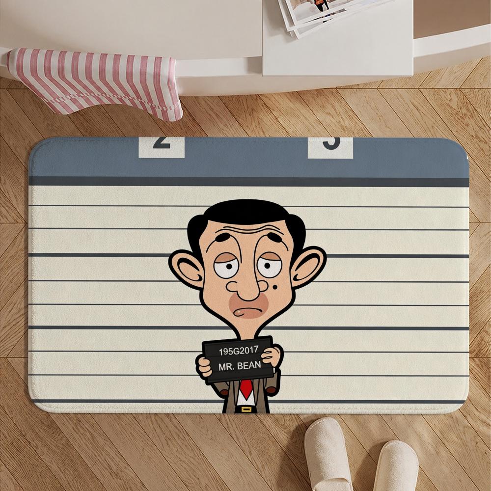 IP-Mr. BeanS Floor Mat Soft Non-Slip Bath Mat, Bedside Carpet, Absorbent Doormat for Home