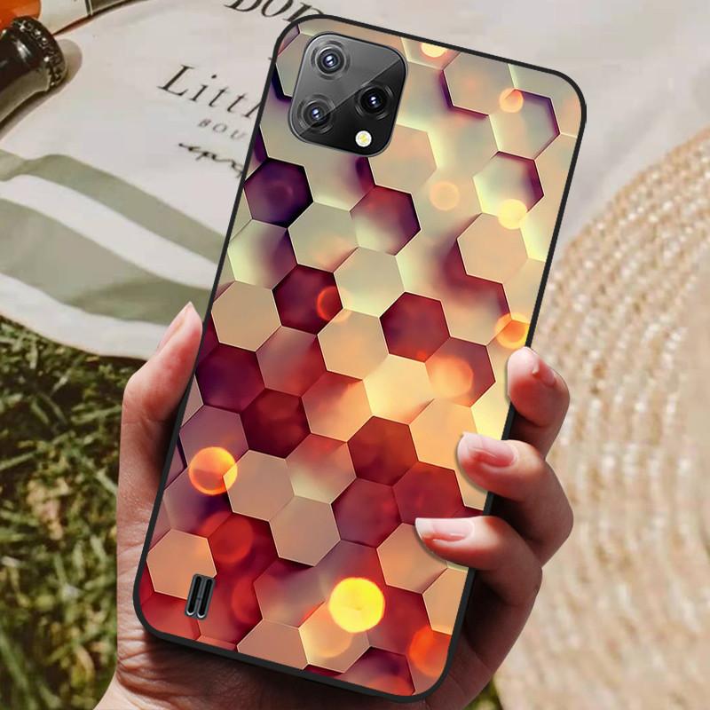 Case For Blackview Oscal C60 Coque TPU Soft Silicone Fashion Phone Funda For Oscal C60 Back C 60 Cover Case Luxury Black Bumper