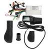 36V 48V 350W 13A Electric Bicycle Controller with LCD Display 128DX Half Twist Throttle Grip for Bicycle