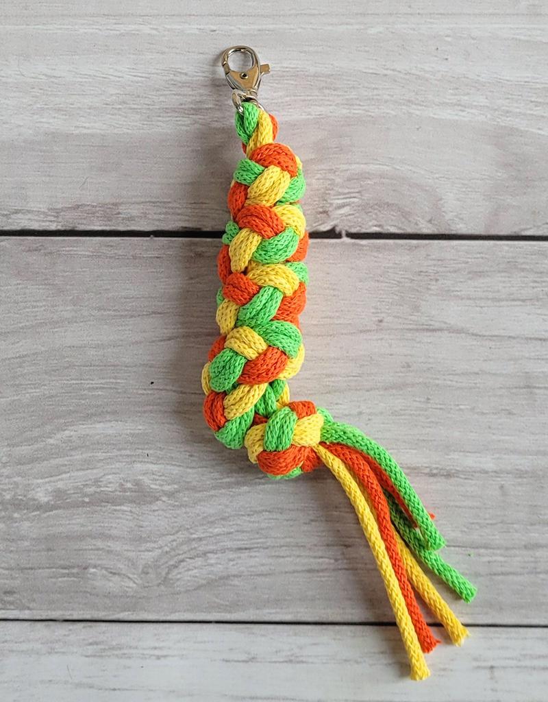 Hobby Horse Rope Lead - Yellow/Light Green/Orange