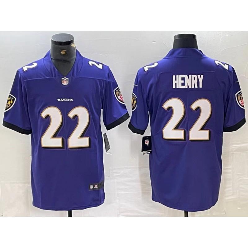Baltimore Ravens NFL Embroidered Football Jersey Men Fan Wear Official Style Cotton Blend