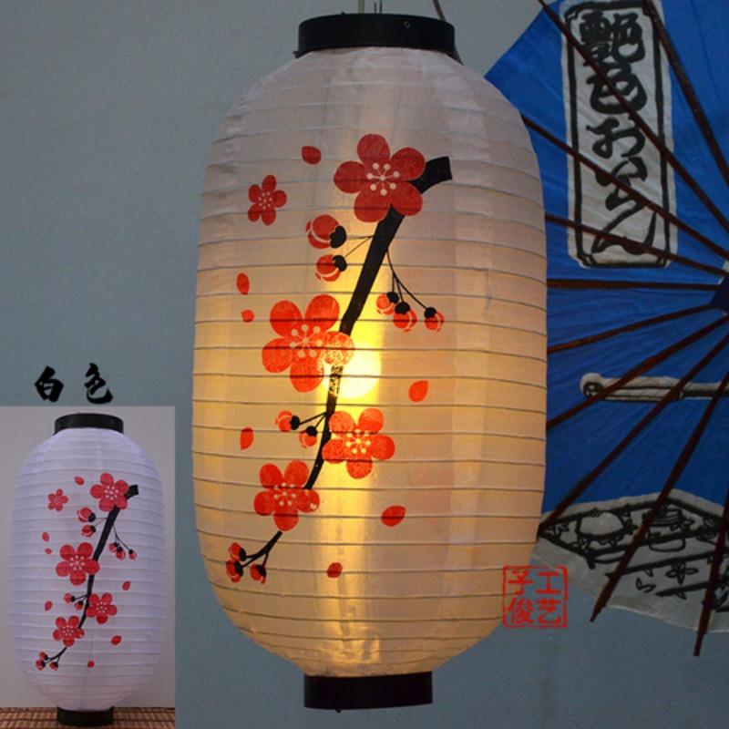 25x48cm Japanese Style Hanging Lanterns Waterproof Cloth Pub House Sushi Restaurant Decor Sign Home Festival Decoration Lantern