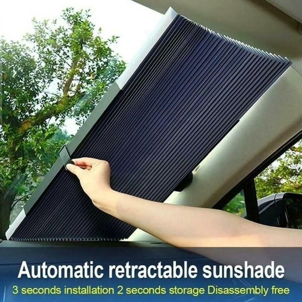 Retractable Set Car Sunshade Foldable Design Windshield Sun Shade Sun Visor Covers  Rear Window