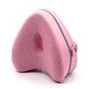 Leg Knee Pillow Memory Foam Leg Pillow with Elastic Strap Ergonomic Knee Cushion with Washable Cover for Side Sleepers Soothing Pain Relief