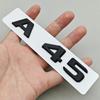 3D ABS Chrome Car Letters Logo A45 A45 S TURBO 4MATIC Stickers Rear Trunk Emblem Badge For Mercedes Benz AMG A45 A45S W177 W176 BC2