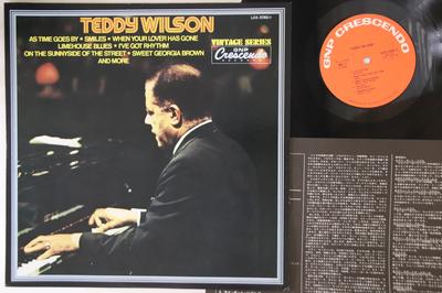 LP Пластинка TEDDY WILSON - Teddy Wilson LAX3086 GNP CRESCENDO Япония Джаз Б/У