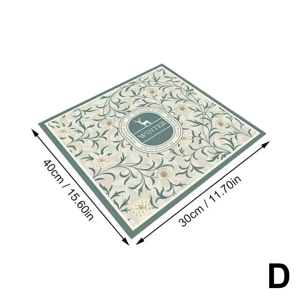 Пылезащитный чехол для стиральной машины, нескользящий кухонный коврик с принтом для слива, супер впитывающий коврик для духовки для холодильника, 40*50/30см, пылезащитный M J1M3