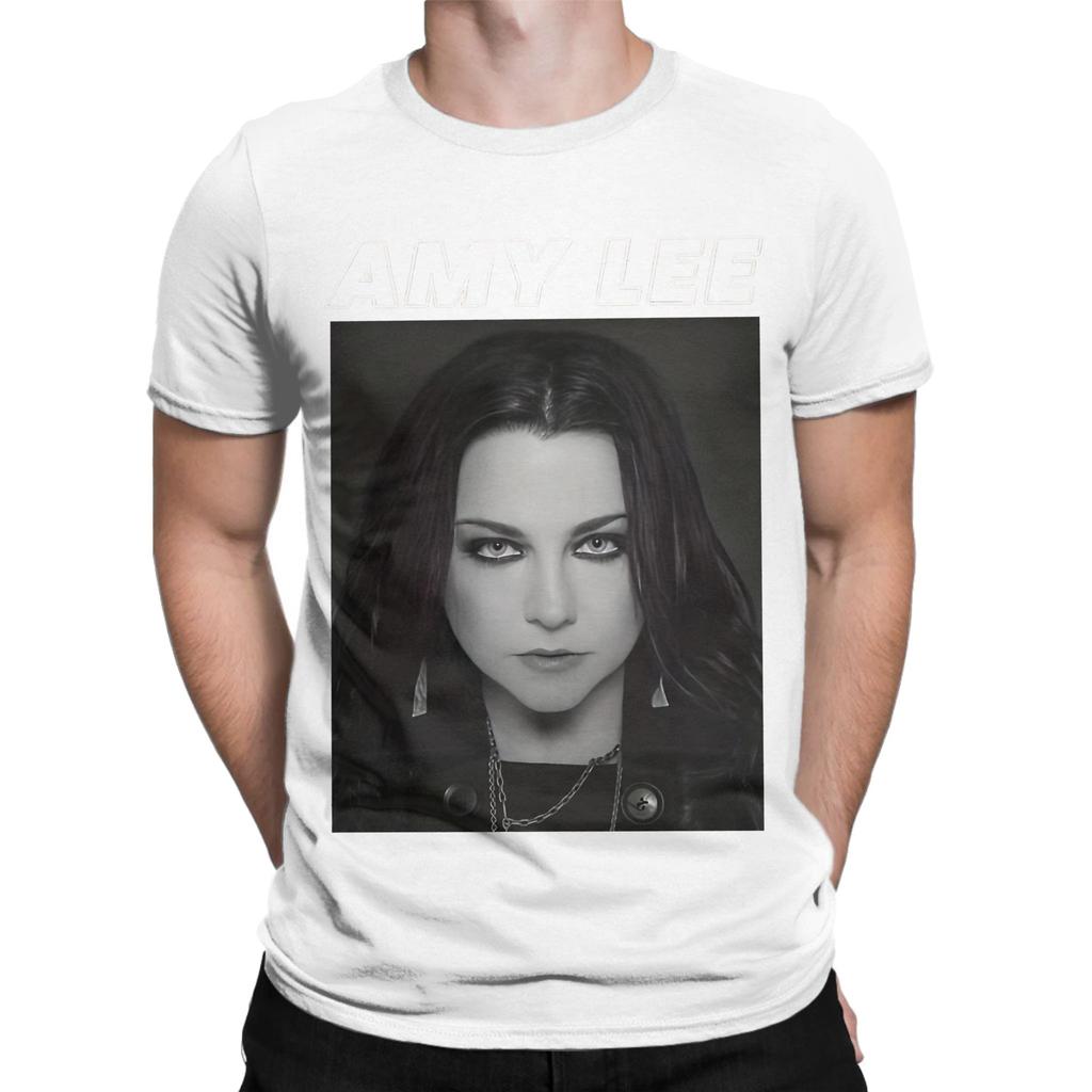 Music Amy lLee Evanescence Funny 100 Cotton TShirt Amy lLee Evanescence Tees Tops For Unisex