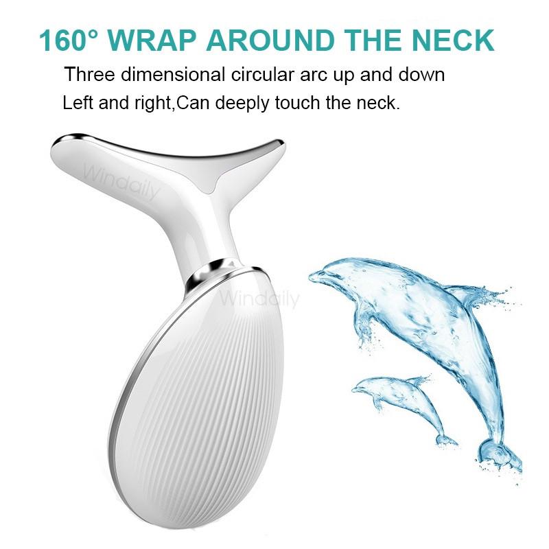 Anti Wrinkle Beauty Device LED Lights Photon Therapy Skin Tighten Portable Intense Pulsed Light Neck Face Wrinkle Remover