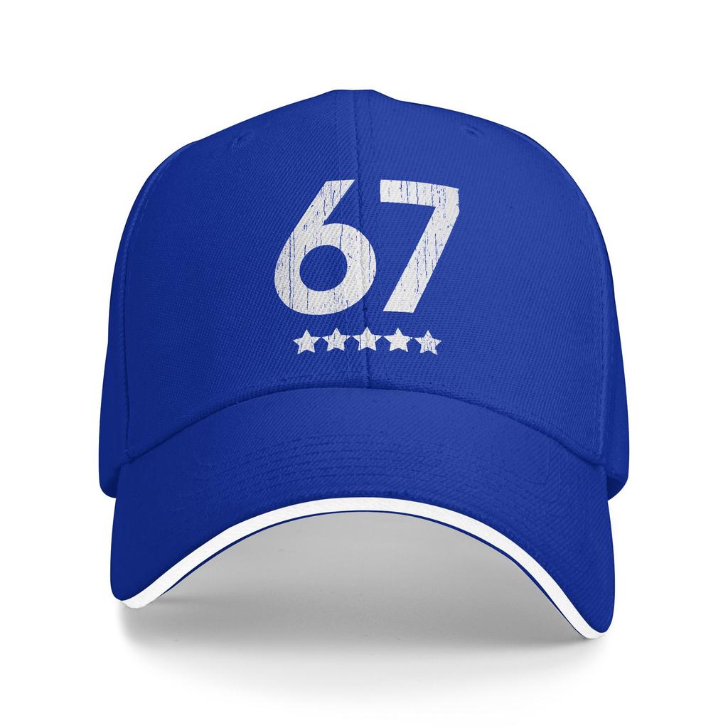 67 Number Vintage Distressed Casual Baseball Cap Spring Trucker Hat Adjustable Hunting Snapback Cap Men Street Baseball Caps
