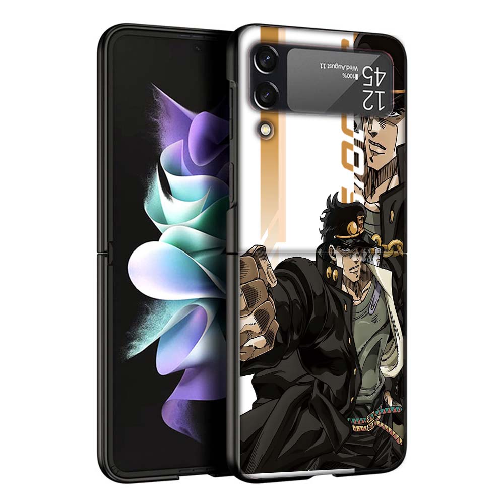 Чехол для телефона с аниме JoJo's Bizarre Adventure для Samsung Galaxy Z Flip7 Flip6 5G Flip5 Flip4 Flip3 ZFlip 7 6 3 4 5 Ударопрочный задний Co