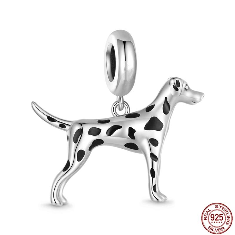 Подходят оригинальные браслеты, подвески, ювелирные изделия, новые S925 стерлингового серебра, сверкающие бусины камеры, семейное дерево, воздушный шар, щенок, кошка, кулон