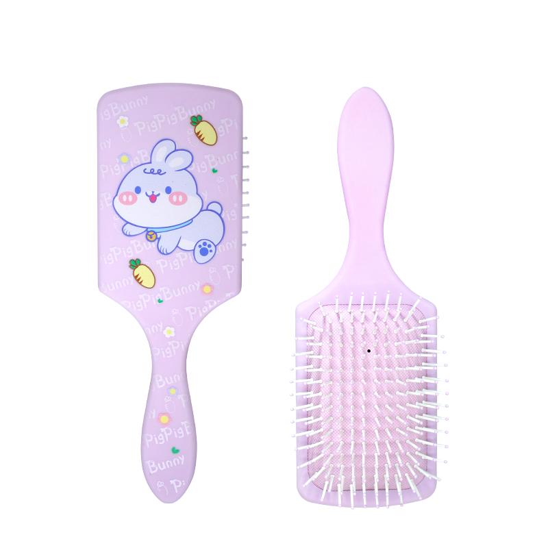 Cute Portable Air Cushion Massage Combs Hairbrush Cartoon Children Comb Foldable Hair Brush Anti-static Hairdressing Tool Kids
