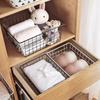 With Built-in Handle Storage Basket Large Capacity Sundries Container  for Bathroom Kitchen