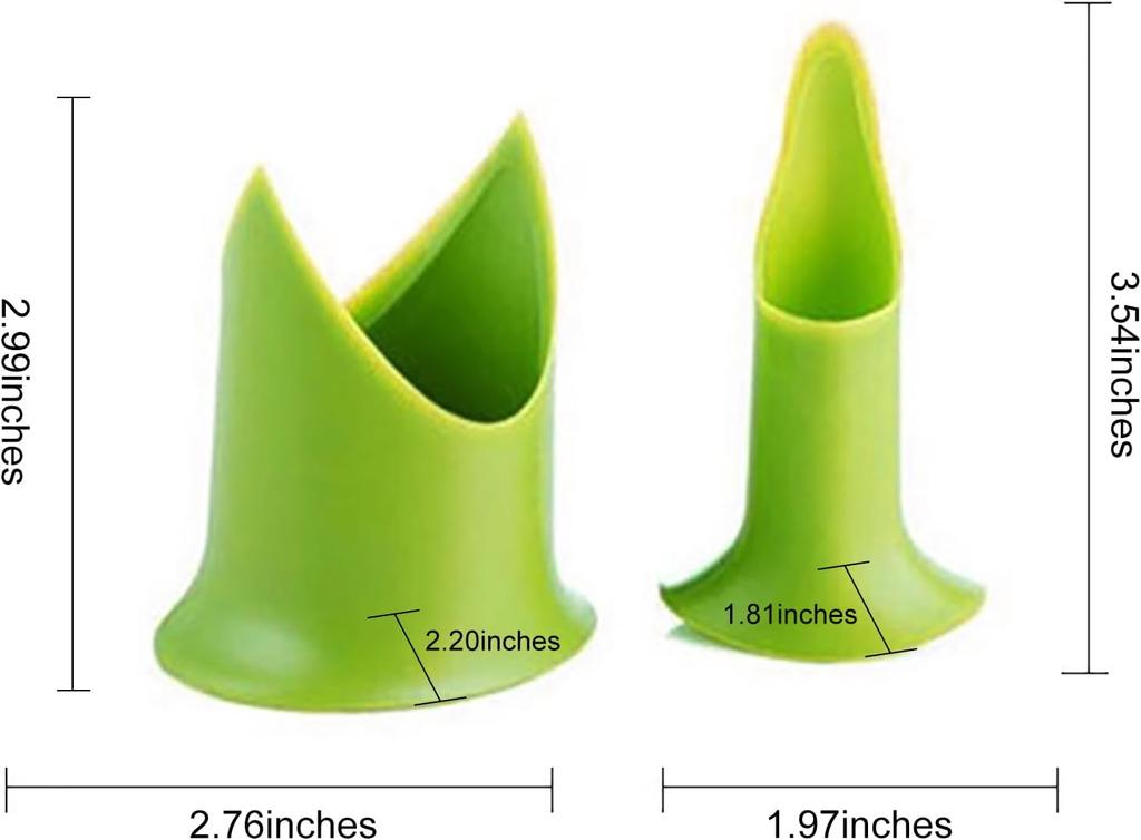 2Pcs/Set Pepper Corer and Seed Remover, Efficient Tool for Jalapenos, Peppers, Cucumbers, Tomatoes, and Other Fruits and Vegetables