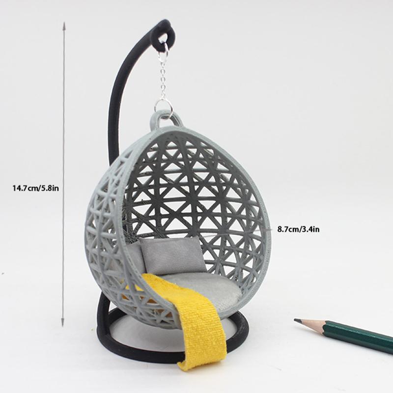 1 набор детских моделей, миниатюрный гамак, макет дома, реквизит, сделай сам, качели, кукольный домик, игрушки, украшения