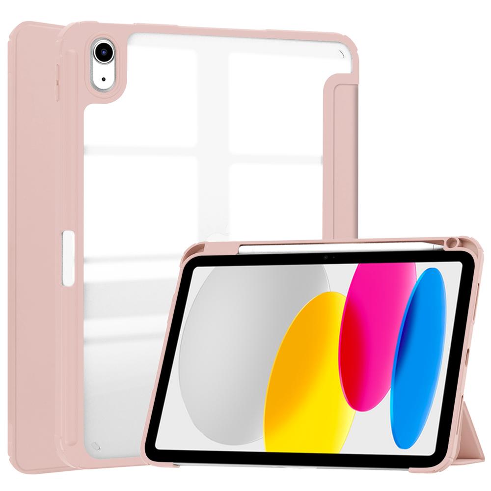 Чехол для iPad 10,9 2022 10-го поколения A2696, умный чехол с подставкой для карандашей для iPad 10, 10,9 2022, акриловый чехол для планшета