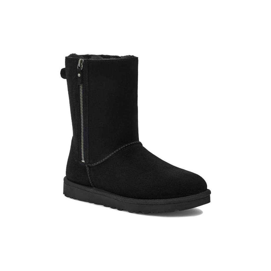 UGG Leather Comfortable Versatile Short Boots Women Boots Black 1153490-BLK