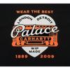 Palace X Carhartt WIP FW24 Футболка с рисунком сердца унисекс Футболки черные I035651-1UV-XX