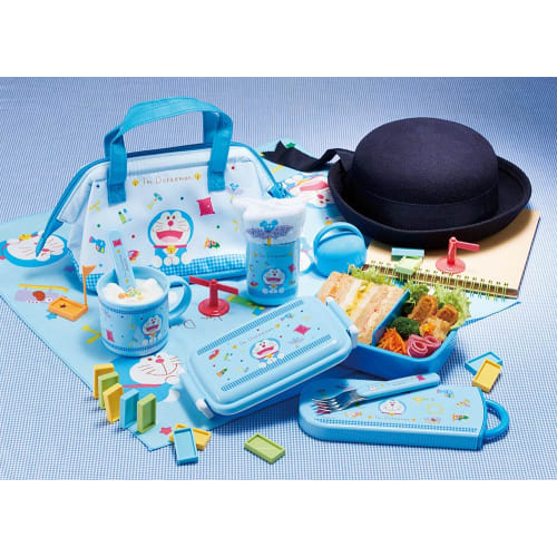 Skater Lunch Bag, Small, Insulated, Kids', Clasp Purse, Sanrio "I'm Doraemon" Gingham, KGA0-A