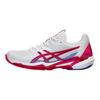 Asics Solution Speed FF 3 Белые Ярко-розовые Женские Кроссовки 1042A250-103