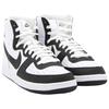Nike CDG X Кожаные Высокие Кроссовки на Шнуровке с Круглым Носком Мужские кроссовки Черно-белые PKK1050011