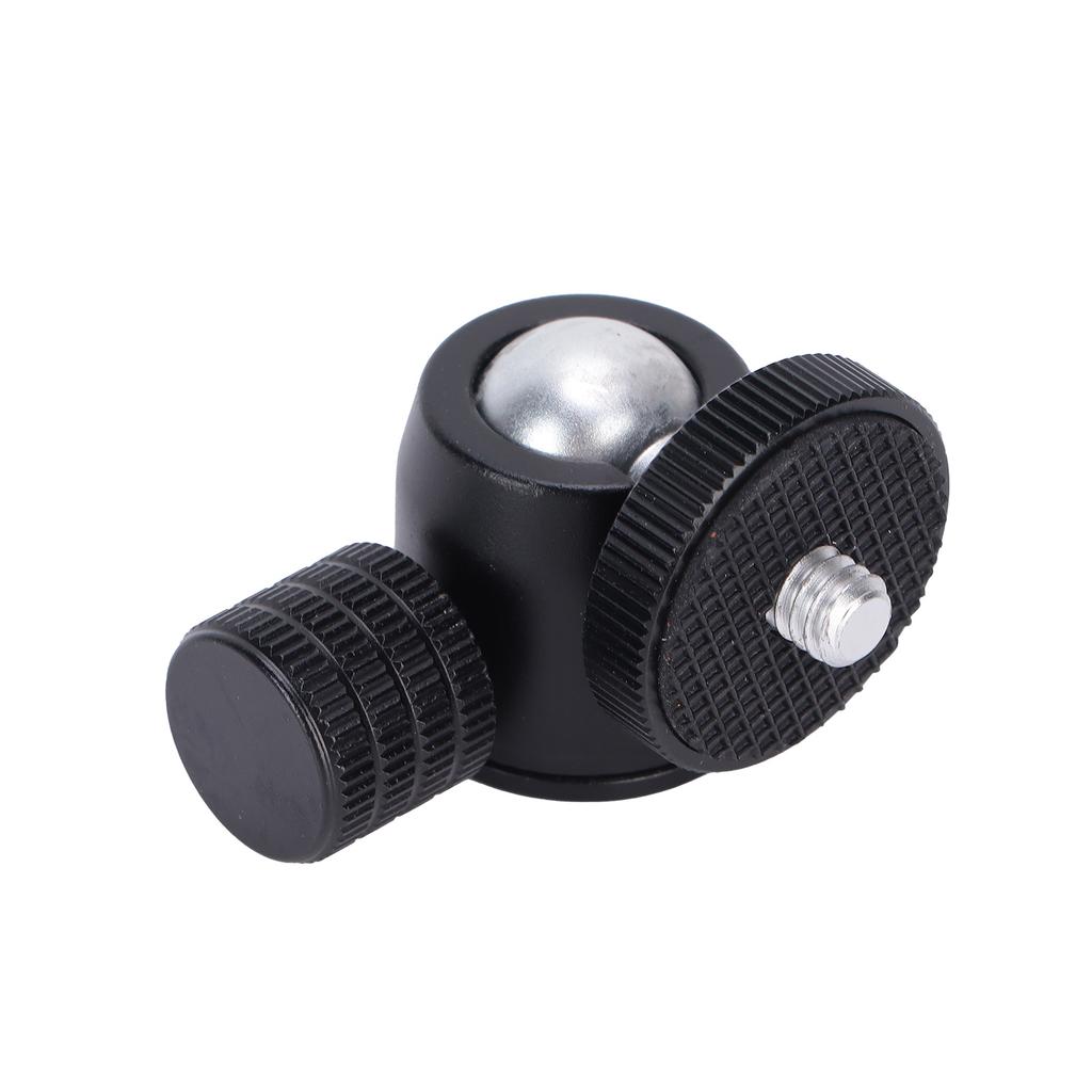 Mini Tripod Ball Head with 1 4 Inch Screw and Hot Shoe Mount Adapter for DSLR Camera Ring Light