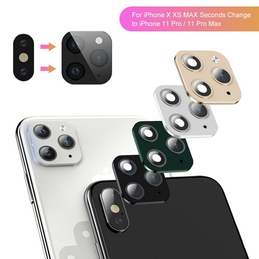 Наклейка-обманка на объектив камеры Second Hand для iPhone Защитная пленка для экрана iPhone X / XS Max Замена на iPhone 11 pro Max