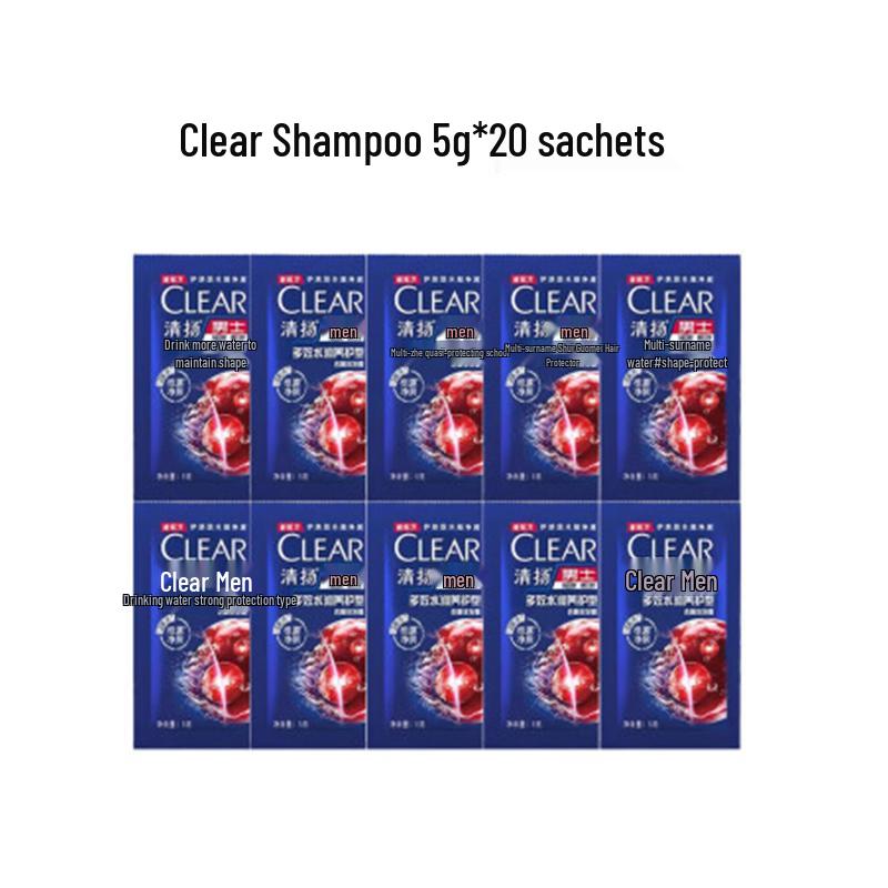 Clear Men Anti-Dandruff & Hydrating Shampoo Travel Pack