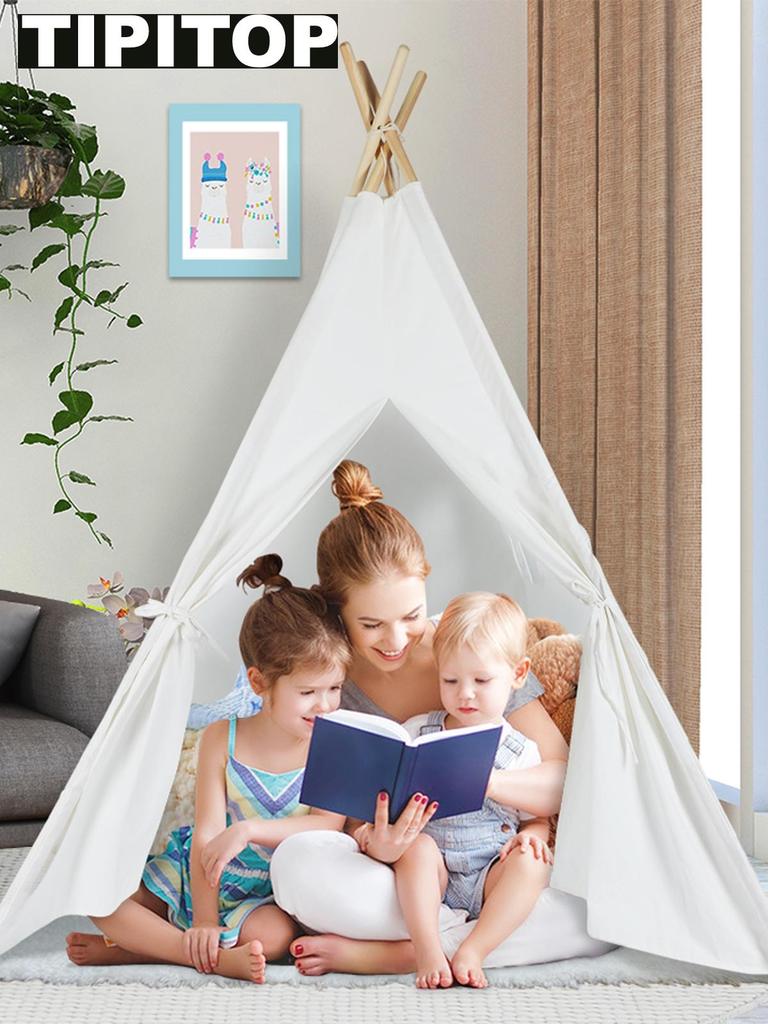 TIPITOP Children's Teepee Tent Teepee Play Tent Children's Tent Children's Room with Window