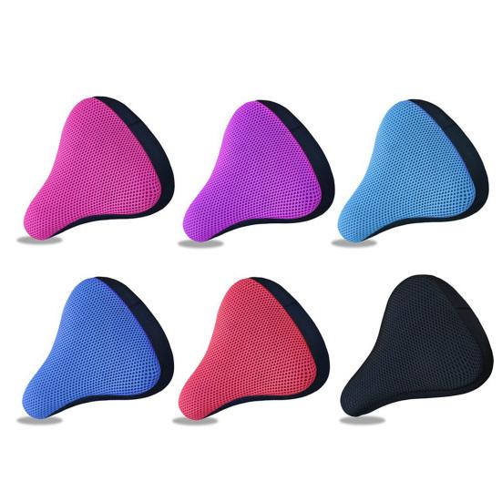 Утолщенный чехол на сиденье велосипеда, дышащий сотовый дизайн, высокопрочный чехол для велосипедной подушки для MTB