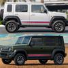 Боковые наклейки на двери автомобиля Виниловые наклейки Для SUZUKI JIMNY JB64W JB74W JC74 WAGON 2-дверный 4-дверный Наклейки для украшения кузова автомобиля Аксессуары
