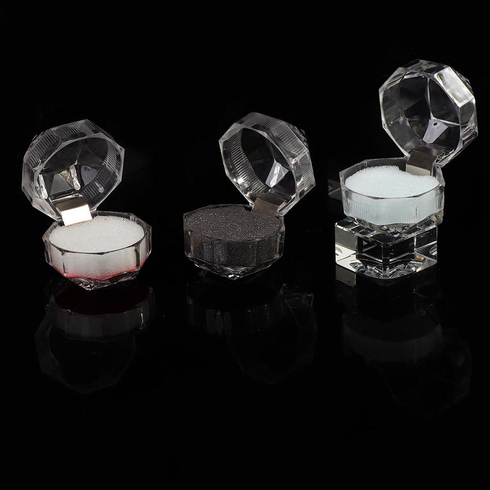 Nice Clear Crystal Beautiful Hot Organizer Display Case Jewelry Box Earrings Brooch Storage