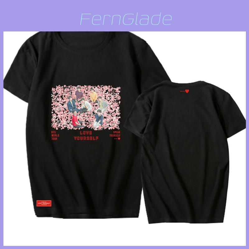 Kpop Bts Tshirt Love Speak Yourself Concert Tshirt Casual Tee Jk Rm Tops Jimin