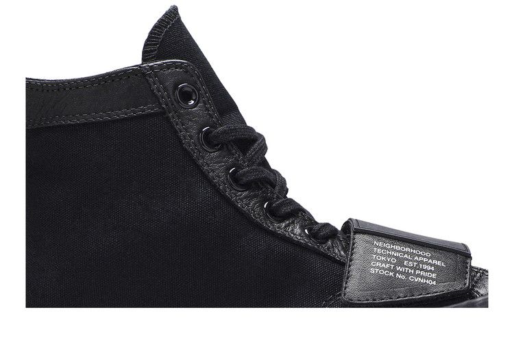 Мужские кроссовки Converse Chuck Taylor All Star 70 Hi Neighborhood Мотоциклетные Черный/Черный