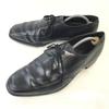 Ainsley Blake 1864 England Vintage Goodyear Leather U-Tip 9.5 28.0 Black Dress Shoes(USED)