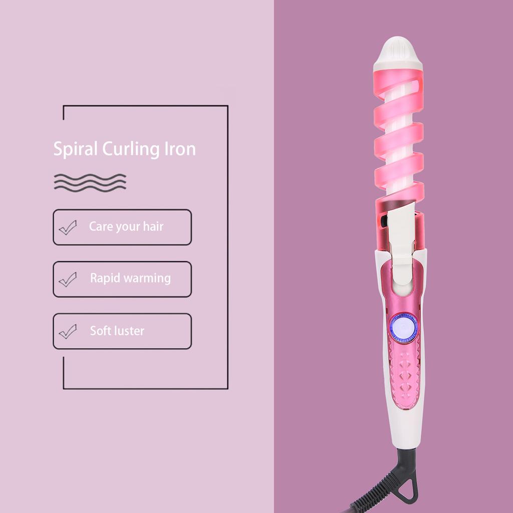 Электрические щипцы для завивки волос Электрическая палочка для завивки волос Спиральные щипцы для завивки волос Щипцы для завивки волос Инструмент для укладки волос Спиральные щипцы для завивки волос 110‑240 В