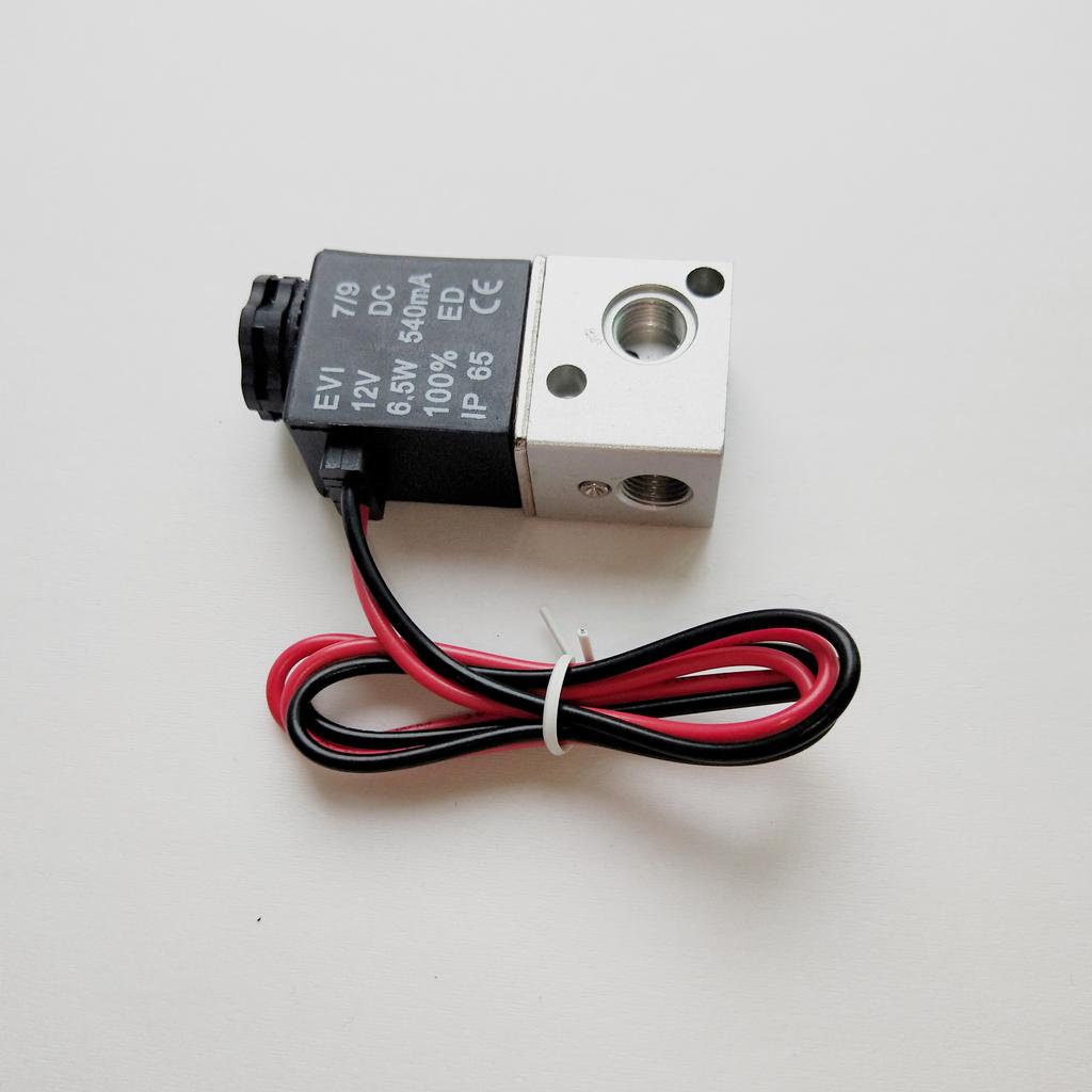 1 шт. 3V1-06 NC электромагнитный клапан DC 12 В/24 В 3-ходовой 2-позиционный 1/8 дюйма BSP нормально закрытый пневматический электрический шаровой клапан