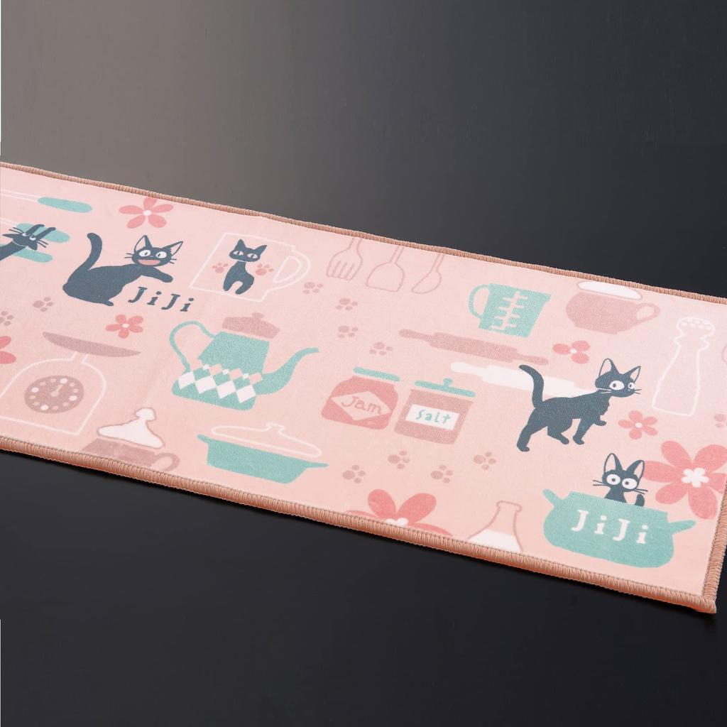 Senko Delivery Service Jiji and the Kitchen Long Mat 45 X 240 Cm Pink 53812 Kiki's Approx.