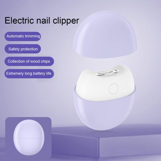Автоматическая электрическая машинка для стрижки ногтей 3-в-1 со светом для детей, взрослых, пожилых людей, триммер для ногтей, регулируемая скорость, маникюрная шлифовальная пилка для младенцев, кусачки для ногтей на пальцах рук