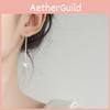 Yixuan Sparkling Diamond Origami Crane Ear Threader Popular Chain Element Design