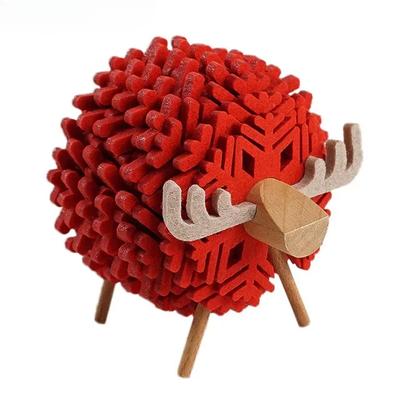 Подставки под напитки в форме подставки под чашки изолированные круглые фетровые коврики под чашки креативное украшение для домашнего офиса украшения стола художественные поделки рождественский подарок