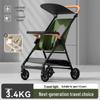Compact Lightweight Baby Stroller - Foldable, Travel-Friendly, and Airline-Approved.