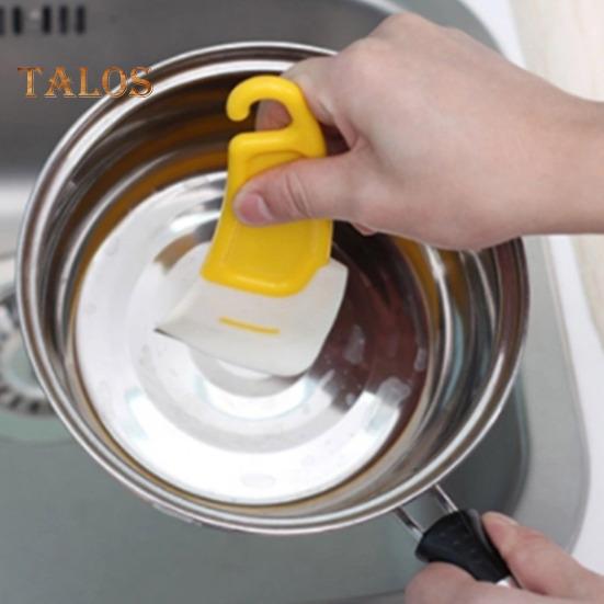 Силиконовый скребок для очистки дна кастрюли, устойчивый к высоким температурам, антипригарный скребок для очистки сковороды, масляная лопатка